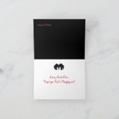 エレファント誕生日カード カード (内部)