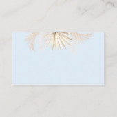 エレファント オー ボーイ サファリ ベイビー シャワー ブック リクエスト エンクロージャーカード (裏面)