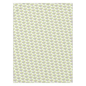 エレファント・カ男女兼用ワイト・ベビーシャワー テーブルクロス (正面)