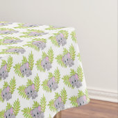 エレファント・カ男女兼用ワイト・ベビーシャワー テーブルクロス (インサイチュ)