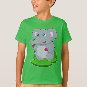 エレファント ダーツ 矢 Tシャツ
