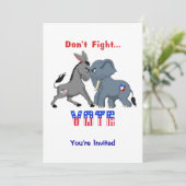 エレファント&ドンキー議論、投票に勝てない 招待状 (スタンド正面)