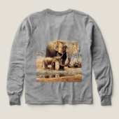 エレファント&ベビーエレファント (デザイン背面)