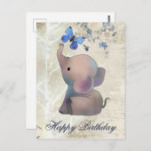 エレファント・ミット・シュメタリング ポストカード (正面/裏面)