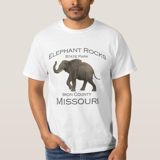 エレファント・ロックス州立公園Tシャツ Tシャツ (正面)