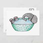 エレファンバト ポストカード (正面/裏面)