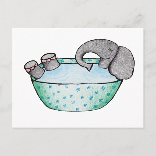 エレファンバト ポストカード (正面)