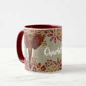 エレファ華美ント素朴カラーパーソナライズされたズ マグカップ (正面左)