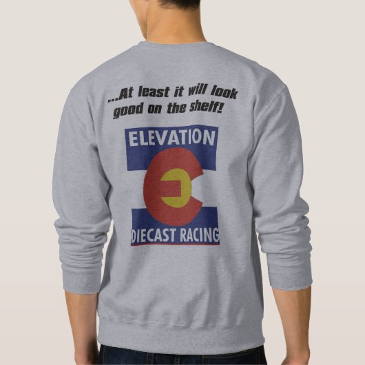 エレベーションダイキャストレース – 長袖02 スウェットシャツ (裏面)