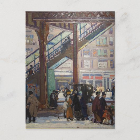 エレベータコロンバス通り – Gifford Beal ポストカード (正面)