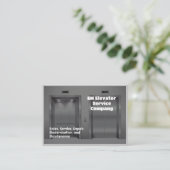 エレベータサービス 名刺 (スタンド正面)