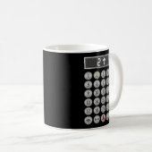 エレベータボタンエレベーター コーヒーマグカップ (正面右)