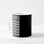 エレベータボタンエレベーター コーヒーマグカップ (正面左)