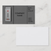 エレベーターのパネル 名刺 (正面/裏面)