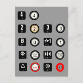 エレベーターのポストカード ポストカード (正面)