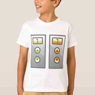 エレベーターボタン Tシャツ