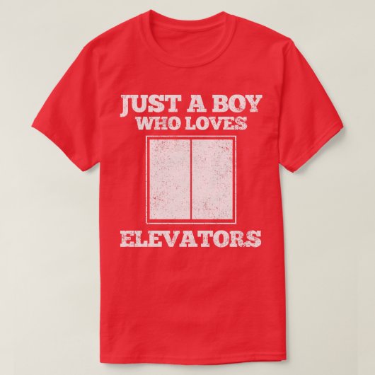 エレベーターラバーヴィンテージ Tシャツ (デザイン正面)