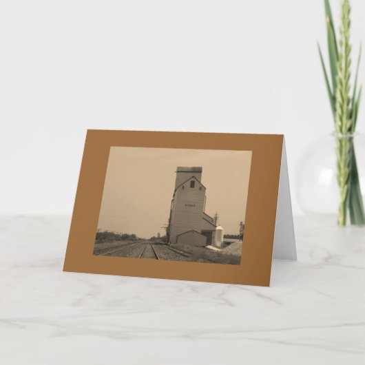 エレベーター付きグリーティングカードデザイン空白の- カード (正面)