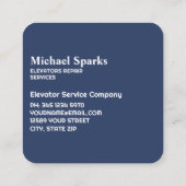 エレベーター修理サービス スクエア名刺 (裏面)