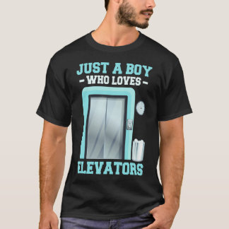エレベーター好きのためのエレベーターボタン Tシャツ