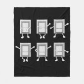 エレベーター技術者ギフト男性エレベーター整備士 フリースブランケット (正面)