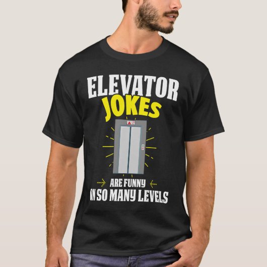 エレベーター整備士エレベーター技術者の修理Ma Tシャツ (正面)