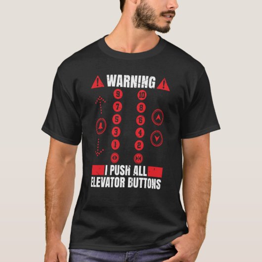 エレベーター整備士エレベーター技術者の修理Ma Tシャツ (正面)