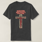 エレベーター整備士祈りの言葉  Tシャツ (デザイン正面)