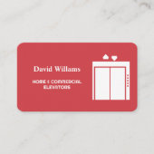 エレベーター整備士 名刺 (正面)