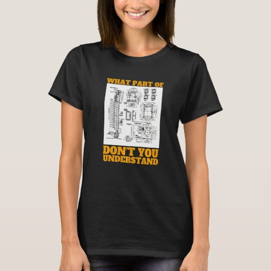 エレベーター機械エンジニアおよびエレベーター設置業者 Tシャツ (正面)