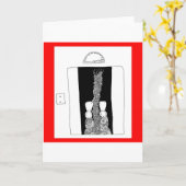 エレベーター カード (黄色い花)