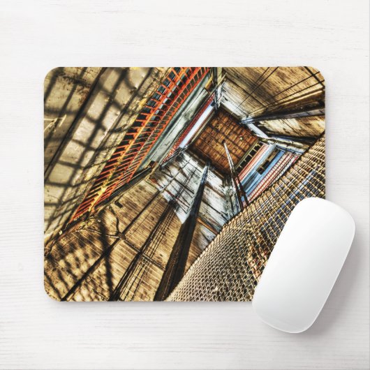 エレベーター・シャフトのmousepad マウスパッド (マウス)