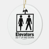 エレベーター セラミックオーナメント (左)