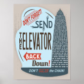 エレベーター ポスター (正面)