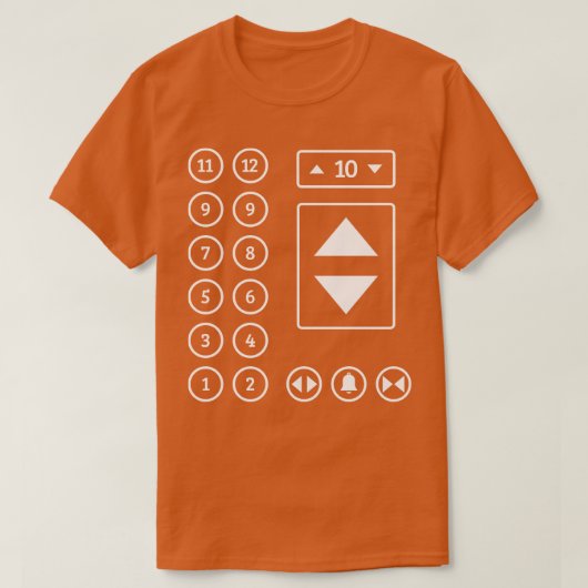 エレベータ技術者エレベータ整備士1 Tシャツ (デザイン正面)