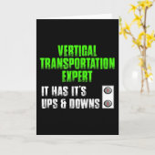 エレベータ整備士おもしろい改修用エレベータ カード (黄色い花)