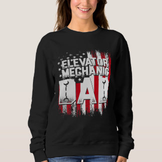 エレベータ整備士の保守学活用技術 スウェットシャツ