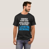 エレベータ整備士保守手技士 Tシャツ (正面フル)