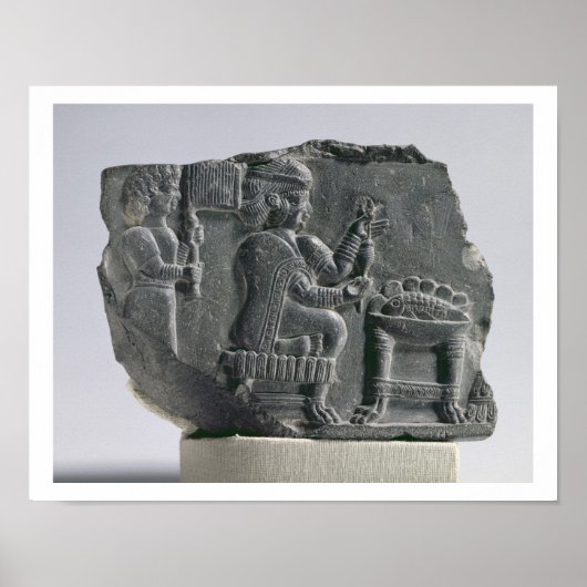 エレマイト女性の紡績，ネオエレマイト期， c.700- ポスター (正面)