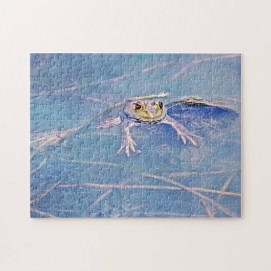 エレミヤおもしろいブルフロガエルパズル ジグソーパズル (横)