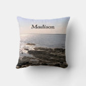 エレミヤとの海の写真1:5神は皆さんを知っていた聖句 クッション (裏面)