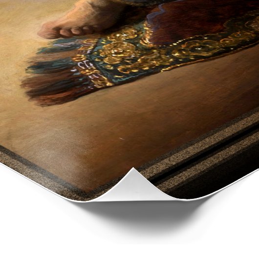 エレミヤはエルサレムの破壊を嘆いている ポスター (コーナー)