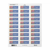 エレミヤカエル – カスタマイズ可能な住所 シール (フルシート)