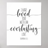 エレミヤ書第31章3節 ポスター (正面)