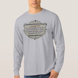 エレミヤ書29:11 クリスチャン メンズ ロングスリーブTシャツ Tシャツ