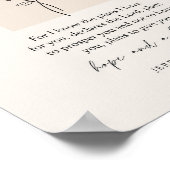 エレミヤ書 29:11 主は言われる「わたしはあなたがたのために、平和の計画をいだいている」 ポスター (角)