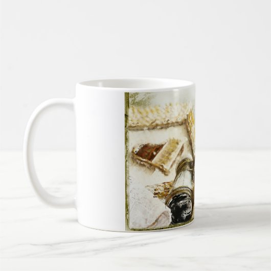 エレミヤ17賛美:7主を信頼する人 コーヒーマグカップ (左)