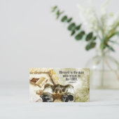 エレミヤ17賛美:7主を信頼する人 名刺 (スタンド正面)