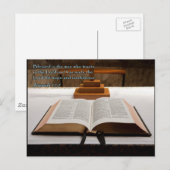 エレミヤ17:7聖書 ポストカード (正面/裏面)