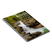 エレミヤ17:7-8キリスト教の聖書の聖なる書物、 経典自然 ノートブック (右側)